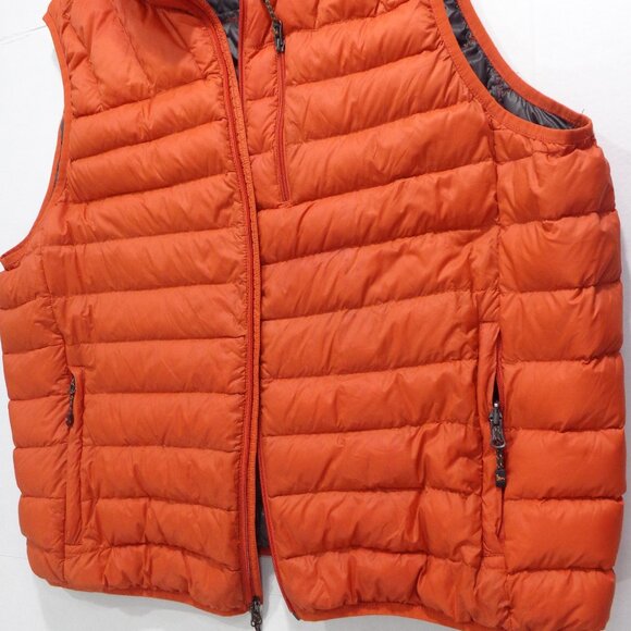 HAWKE & CO Performance Duck Down Packable Vest Lightweight Orange Men's Size XXL - Picture 5 of 7